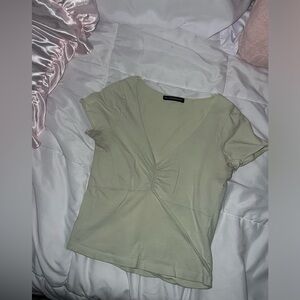 lime green gina brandy melville top